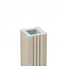 Колонна декоративная фасадный декор Prestige Decor тело с каннелюрами LC 110-21 Full (2.00м)